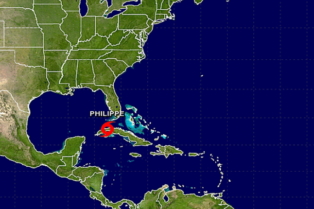 Куба, Флорида та Багамські острови можуть опинитися у зоні впливу шторму Філіп