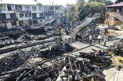 Лагерь после пожара