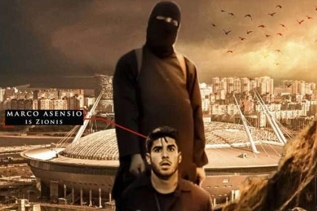 ІДІЛ випустила плакат із погрозами зірці «Реалу»  на фоні домашньої арени «Зеніта» 