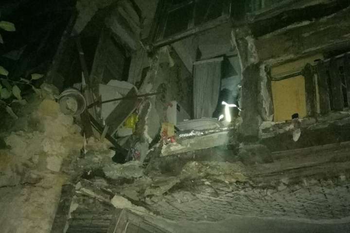 В Одесі обвалилася стіна двоповерхового житлового будинку
