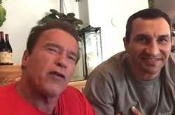 Шварценеггер записал видеообращение с Кличко и пообещал приехать в Киев