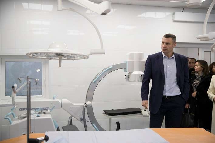 Кличко проінспектував Київську міську дитячу клінічну лікарню №2