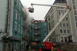 В Киеве произошел масштабный пожар в ресторане