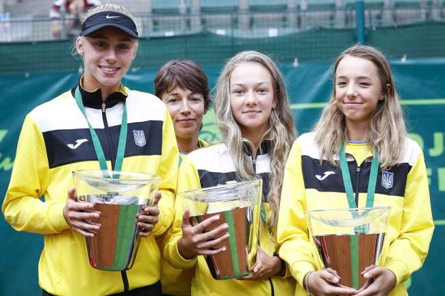 Юніорська збірна України з тенісу – «Команда року» за версією Tennis Europe