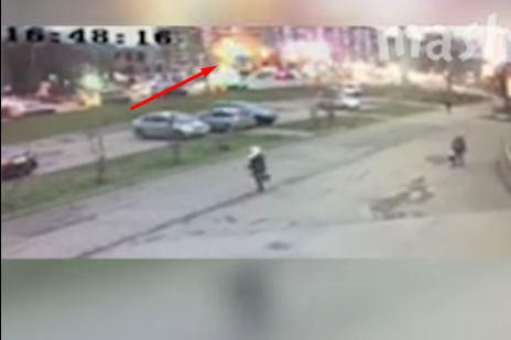 Масштабный взрыв в Ижевске попал на камеры видеонаблюдения 