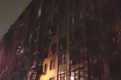 Масштабну пожежу у Печерському районі столиці локалізовано