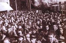  Демонстрация студентов в Праге 28 октября 1939 года 