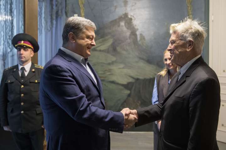 Президент подякував Девіду Лінчу за відкриття фонду в Україні