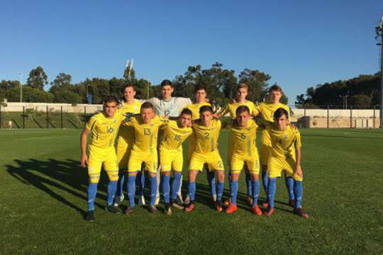 Збірна України U-16 мінімально поступилася португальським одноліткам