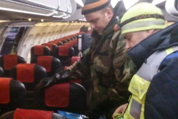 В аеропорту «Бориспіль» у літаку розбили ртутний термометр