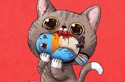 «Круг жизни»: Яркие иллюстрации о суровых законах животного мира 