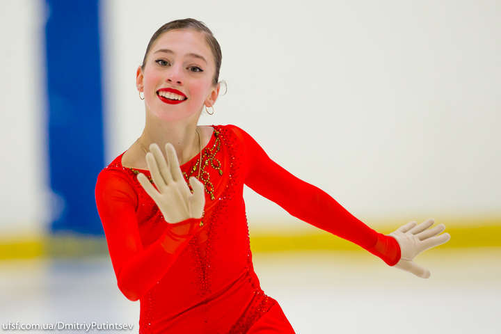 13-річна українка зайняла призове місце на турнірі з фігурного катання у Таллінні