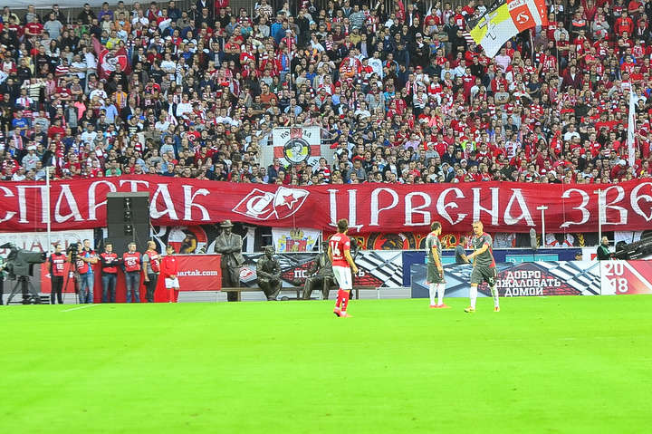 Російських футбольних хуліганів затримали на матчі Ліги Європи у Білорусі