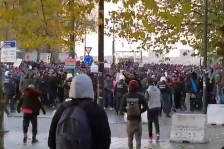 Заворушення в Брюсселі: поліція затримала близько 100 осіб