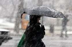 Прогноз погоди на вівторок: дощ із мокрим снігом