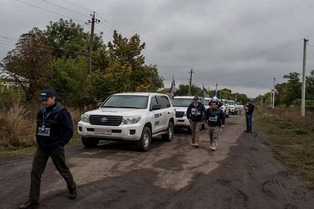 Місія ОБСЄ зафіксувала зменшення кількості вибухів на Донбасі