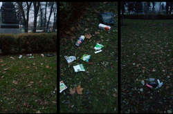 Мешканці наметового містечка під Радою завалили Маріїнський парк сміттям, - блогер