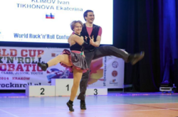  Катерина Тихонова на Кубке мира по акробатическому рок-н-роллу в 2014 году 