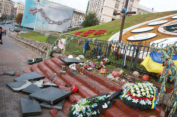 Суд арештував луганчанина, який сплюндрував меморіал Героям Небесної Сотні