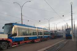 В Киев приехали новые польские трамваи (фото)