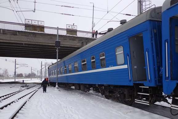 В Білорусі зійшов з рейок потяг, який їхав у Запоріжжя