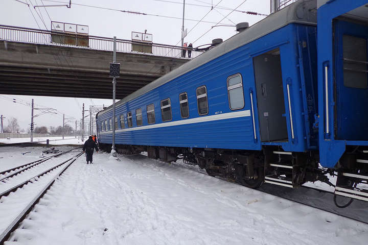 Украинский поезд попал в аварию в Беларуси 