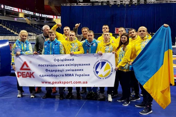 Збірна України завоювала 9 медалей на чемпіонаті світу з ММА