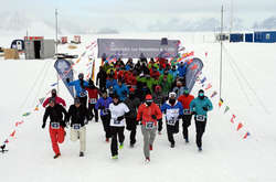 Ірландець зробив забіг в Антарктиці в 25-градусний мороз (відео)