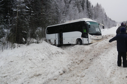 На Львівщині перекинувся пасажирський автобус: є постраждалі