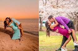 Любовь на расстоянии: На протяжении трех лет влюбленные встречались в разных странах и делали одно и тоже фото