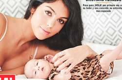 Джорджина Родригес с новорожденной дочкой снялись в первой фотосессии для глянца