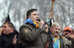 Михайло Саакашвілі на мітингу біля Верховної Ради