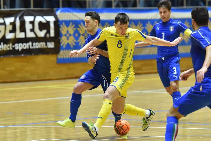 Збірна України з футзалу у товариському матчі переграла команду Італії