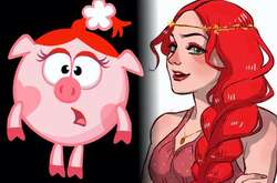 Художница показала, как выглядели бы герои мультфильма «Смешарики», если бы стали людьми 