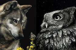 Нож вместо кисти: Невероятные картины, созданные из множества царапин