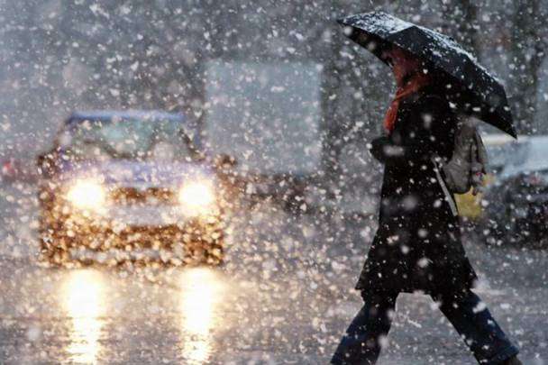 В Україні - дощі з мокрим снігом, температура до +8 