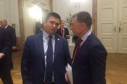 Павло Клімкін і Курт Волкер у Відні