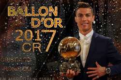 Роналду виграв п'ятий «Золотий м'яч»