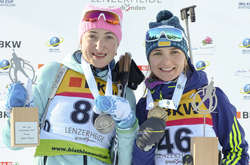 Кубок IBU. Абрамова та Журавок удвох піднялися на п'єдестал пошани