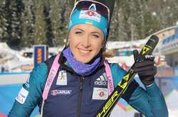 Юлія Джима потрапила у квіткову церемонію у гонці переслідування на етапі у Гохфільцені
