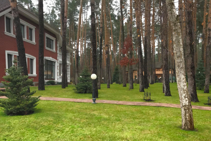 Лещенко показав, як виглядає маєток Луценка по той бік паркану