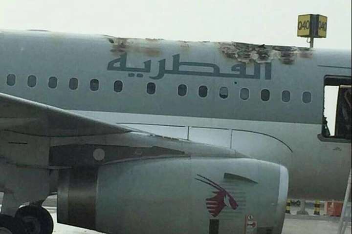 У Катарі згорів один з найбільших пасажирських літаків