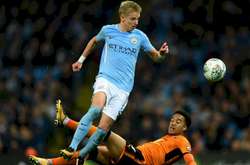 Зінченко опинився на лаві запасних «Манчестера Сіті» на дербі з «Манчестером Юнайтед»