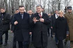  Петро Порошенко і Анджей Дуда під час зустрічі у Харкові  
 Фото: УНІАН  