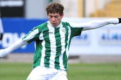 Володимир Гудима у футболці львівського клубу