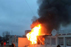 Пожар в городке для переселенцев в Каменском: погиб ребенок