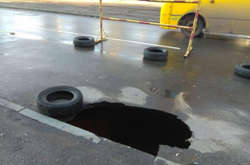 У центрі Одеси провалилась дорога (фото)