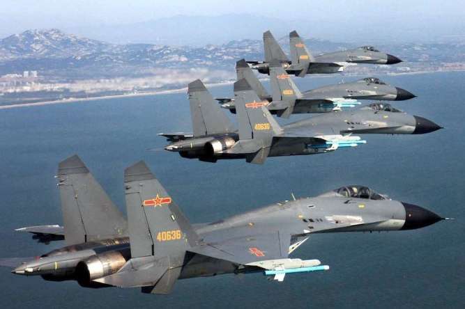 Військово-повітряні сили КНР знову проводять масштабні навчання у східній Азії