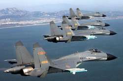 Військово-повітряні сили КНР знову проводять масштабні навчання у східній Азії