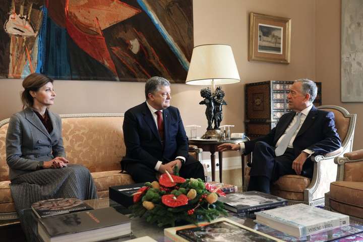 Порошенко провів зустріч з президентом Португалії